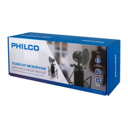 Studio Microphone Con Soporte / Noise Reduction Open box Negro