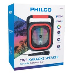 Parlante Karaoke 765rd 6.5 Philco Rojo Open box Negro