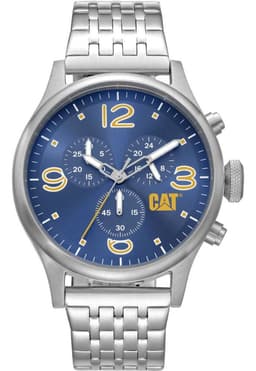 Reloj Cat Hombre QB-143-11-637 Diam Chrono Plata