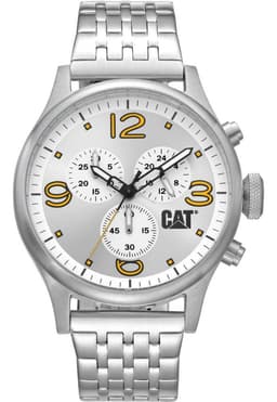 Reloj Cat Hombre QB-143-11-237 Diam Chrono Plata