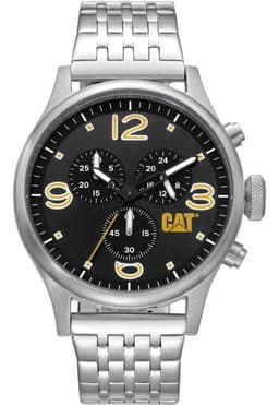 Reloj Cat Hombre QB-143-11-137 Diam Chrono Plata