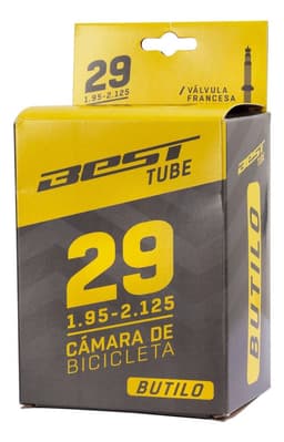 Camara Bicicleta Best Aro 29 X 2.125 Butilo Valvula Francesa