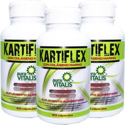 3 X AURA VITALIS KARTIFLEX 60 CAPSULAS Blanco