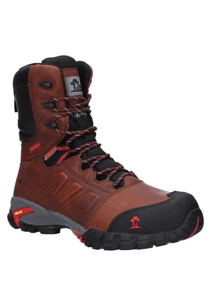Zapato De Seguridad Premium Hombre Waterproof Panama Jack - A933 Cafe 40