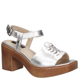 Sandalia Casual Mujer Pollini - K212 Plateado Metalico CL 39