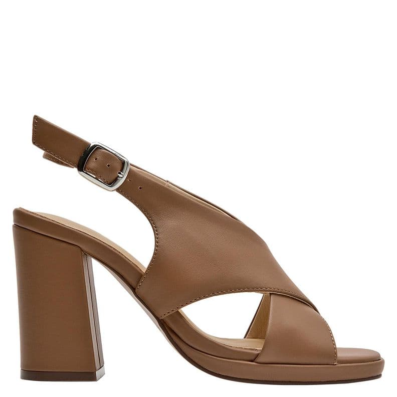 Sandalia Casual Mujer Pollini - POM0310 Cafe Claro 35