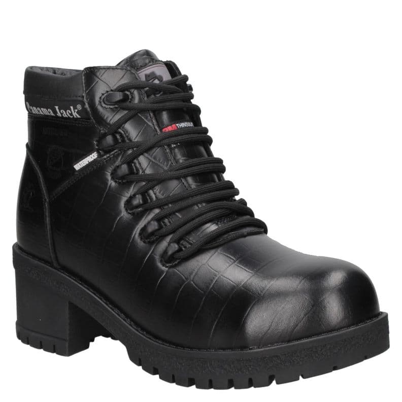 Zapato De Seguridad Mujer Panama Jack Waterproof - A988 Negro CL 36