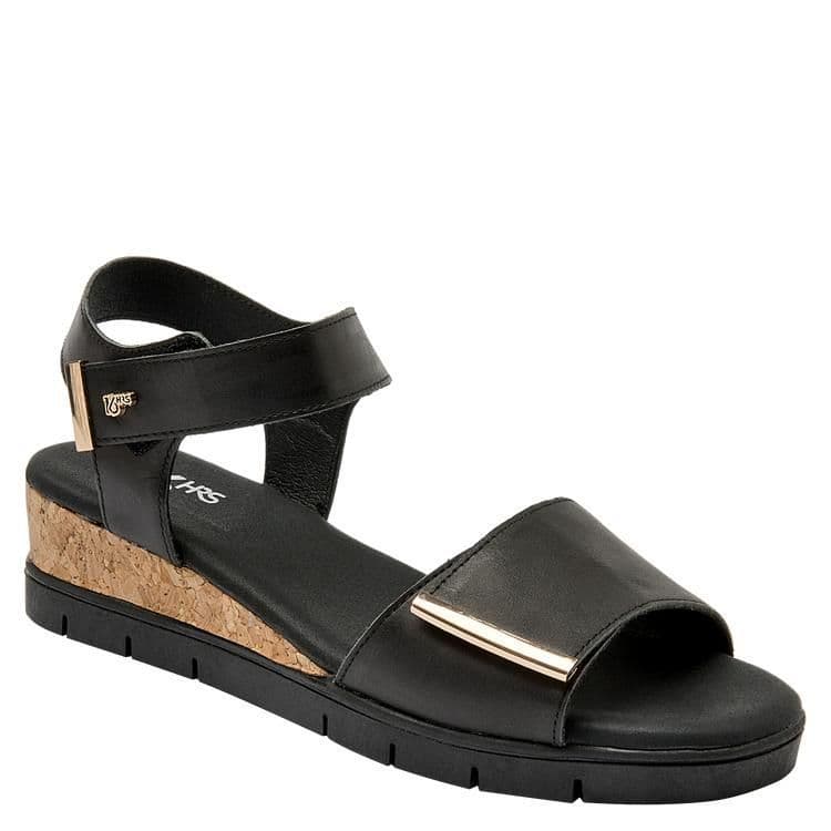 Sandalia Casual Mujer 16 Hrs - K136 Negro CL 38 | 24.6 CM