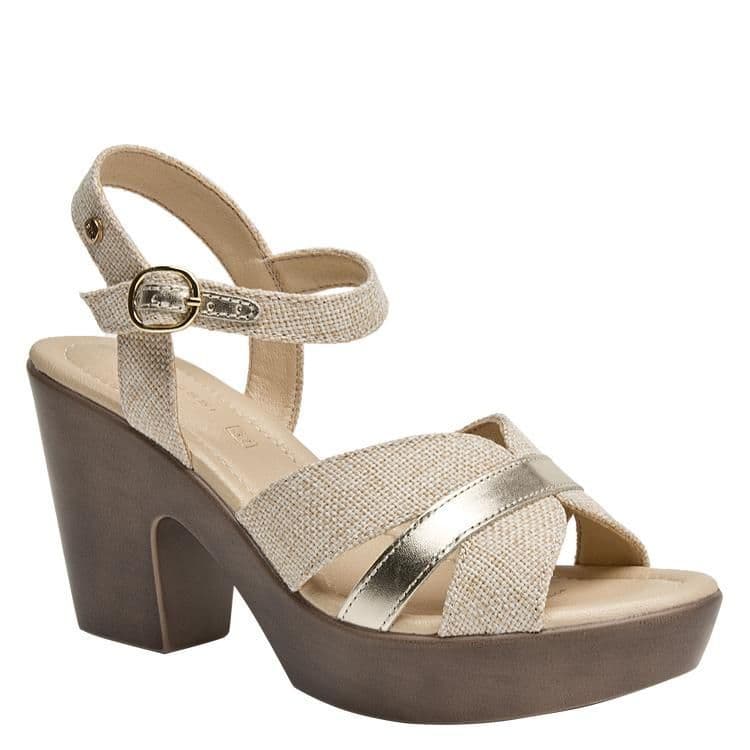 Sandalia Casual Mujer Bruno Rossi - K698 Beige CL 35