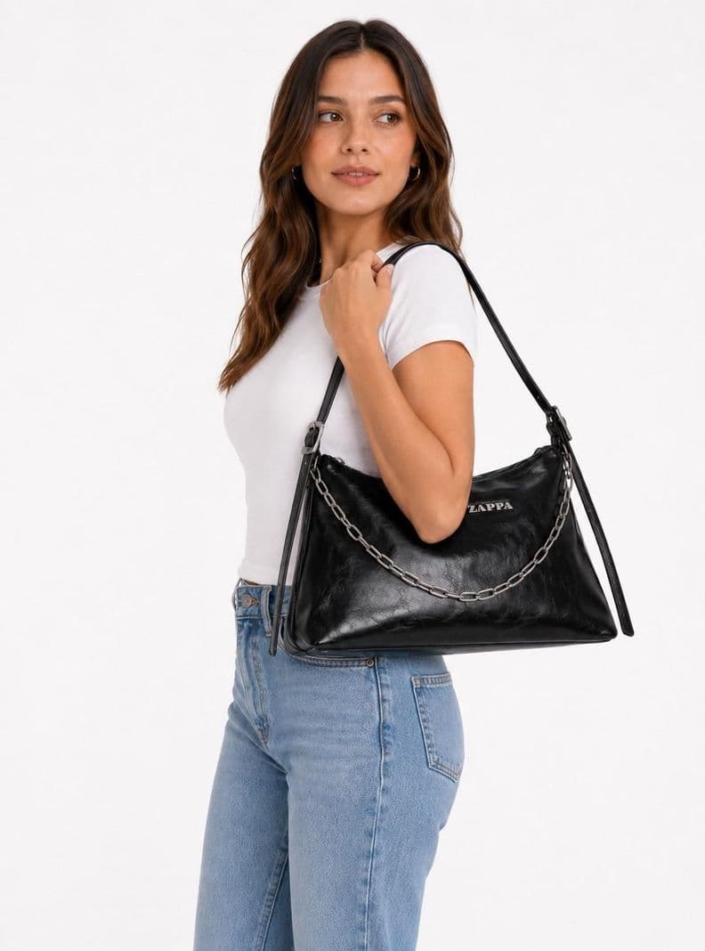 Cartera Tote detalle Cadena Zappa - ZAM110X Negro