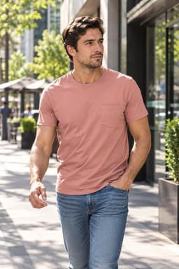 Polera Hombre Casual Panama Jack - I967 Coral S
