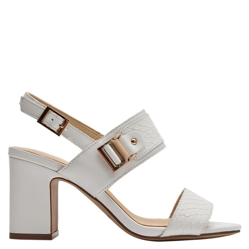 Sandalia Casual Mujer Pollini - POM0308 Blanco 40