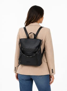 Mochila Muchas detalle tachas Zappa - ZAM084X Negro