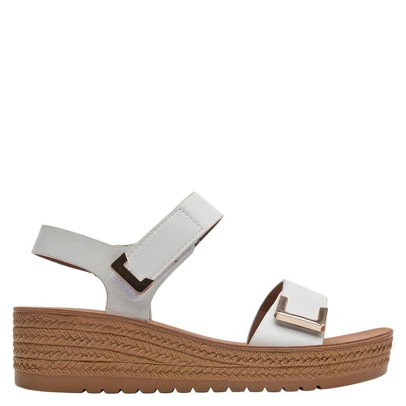 Sandalia Casual Mujer Bruno Rossi - BRM0489 Blanco CL 40