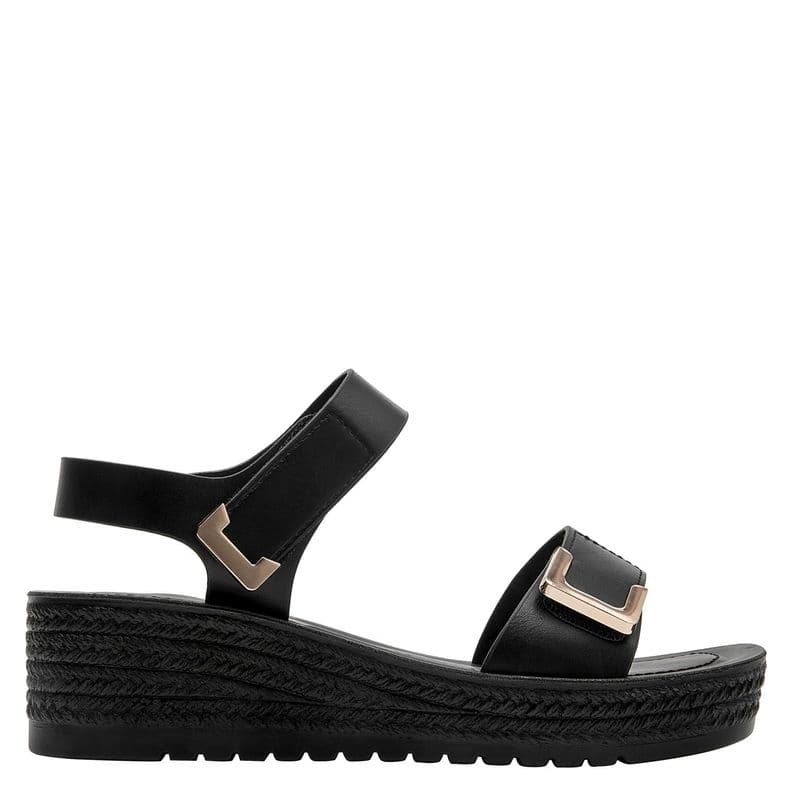 Sandalia Casual Mujer Bruno Rossi - BRM0489 Negro CL 39