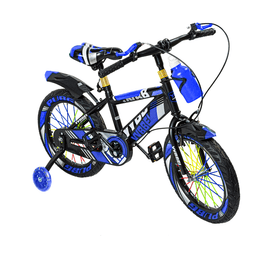 Bicicleta Nino Infantil Montain Bike MTB Con Ruedas Aro 12 Azul