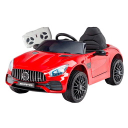 Auto Electrico Deportivo Ninos Con Control Luces y Sonido Rojo