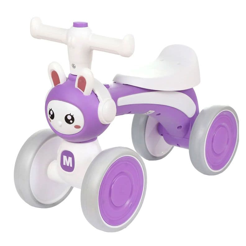 Correpasillos Bebe Bicicleta Equilibrio y Sonido Conejito Lila