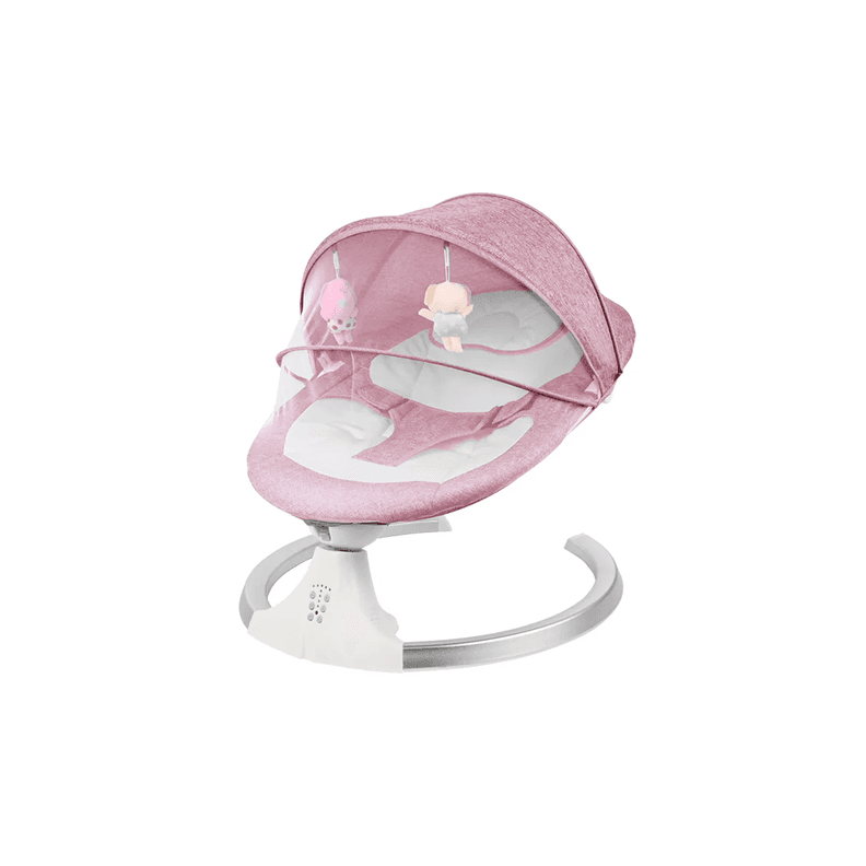 Silla Mecedora Electrica Inteligente Bebes Multifuncion Rosa Rosado