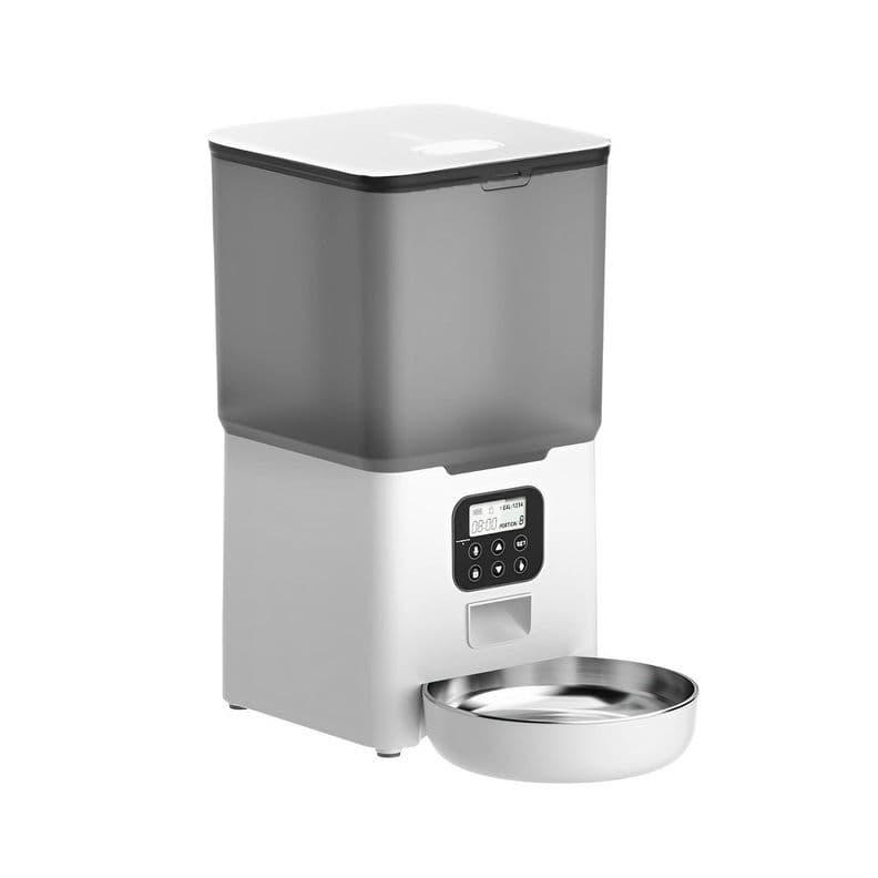 Dispensador Alimentador Automatico Inteligente Blanco