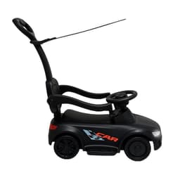 Auto Correpasillo Con Mango Sombrilla, Luces y Sonido Negro