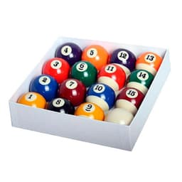 Set Bolas De Pool Juego Completo Blanco