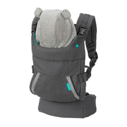 Portabebe Ergonomico Osito Con Gorrito Gris