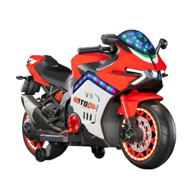 Moto Electrica Nino A Bateria Nitro Italy V8 Rojo