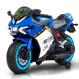 Moto Electrica Nino A Bateria Nitro Italy V8 Azul