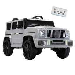 Jeep Electrico Xxl Mercedes Con Luz Sonido Y Control Gris