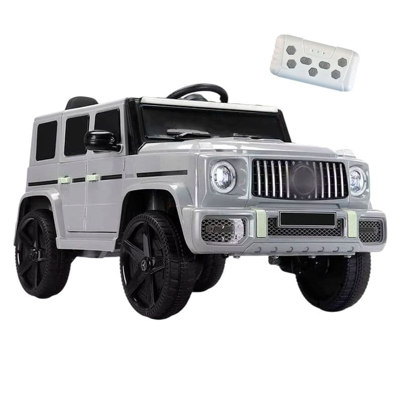 Jeep Electrico Xxl Mercedes Con Luz Sonido Y Control Gris