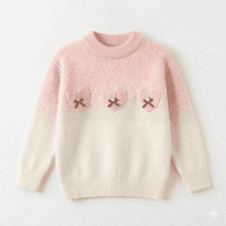 Su ter Ni a Coquette Corazones Y Conejos Estilo Coreano Rosado 4