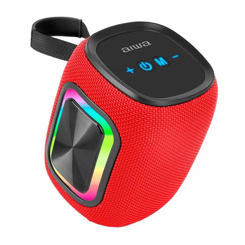Parlante Portatil Inalambrico Aiwa KB61 Rojo 12W