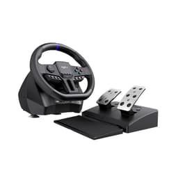 Volante de Carrera Gamer PXN V900 Gen 2 Ajustable Pedalera PC PS4 XBOX Negro