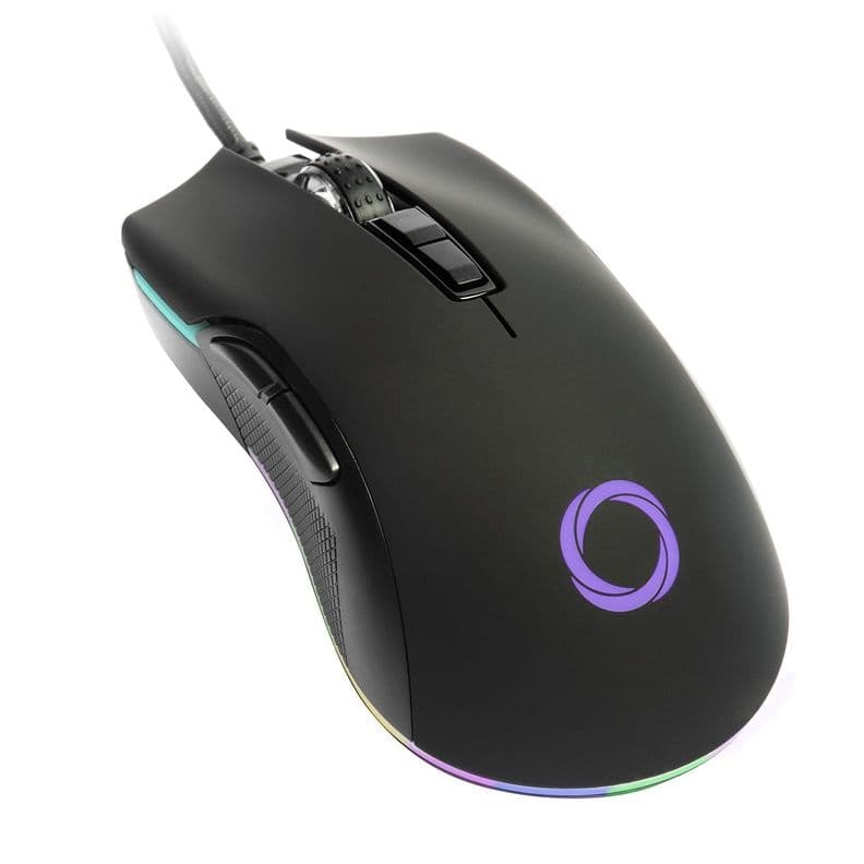 Mouse Gamer Alambrico Nibio Trigger MG700 RGB USB 12.000dpi Negro
