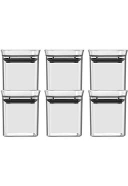 Conjunto Especieros Hermeticos Block 6 Piezas (0,150L) Transparente Diseno 2