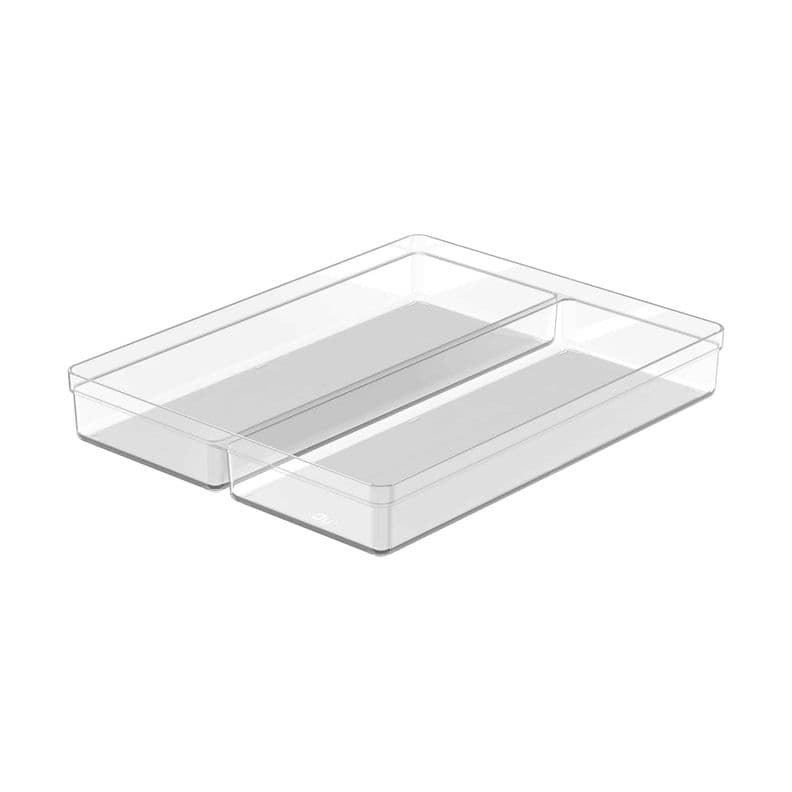 Organizador De Cajon Clear 37,5 X 30 X 5,6 Transparente Diseno 2