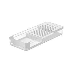 Organizador De Cuchillo Clear Blanco