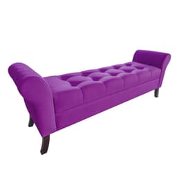 Banqueta Baul Tucson Tamano King 170x45x60cm Morado