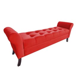 Banqueta Baul Tucson Tamano King 170x45x60cm Rojo