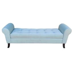 Banqueta Baul Alejandria Tamano King 170x45x60cm Verde Menta