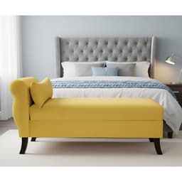 Banqueta Baul New Diva Amarillo