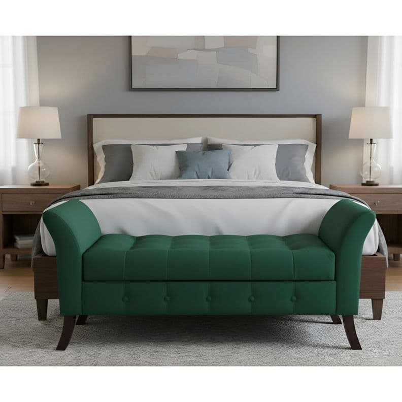 Banqueta Baul Rigatta Verde