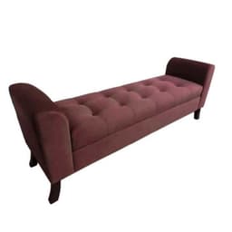 Banqueta Baul Roma Tamano King 170x45x60cm Cafe
