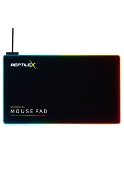 Mouse Pad Gamer Reptilex con IluminacionRgb 250X350mm Rx0023 Negro