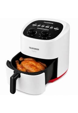 Freidora de Aire TELEFUNKEN 1400w EasyFryer 3.6 LT 200 Max Blanco