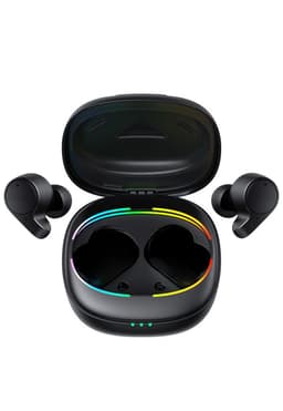 Audifonos Inalambricos Earbuds Bluetooth TWS Waterproof RGB Negro