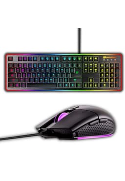 Kit Gamer Cougar Deathfire EX Teclado Mouse RGB Negro
