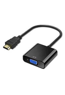 Conversor HDMI a VGA 1080p Full HD 60 HZ con Audio TM-100536 Negro