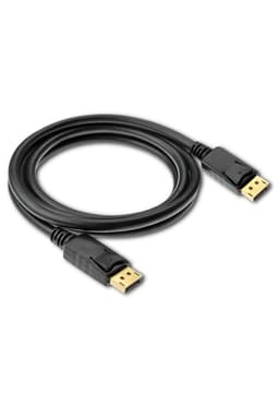 Cable DisplayPort 8K - Ultra HD HBR 165 HZ 1.8M Profesional Negro